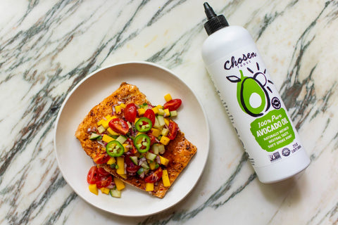 Salmon with Spicy Mango Salsa Recipe