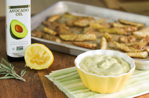 Rosemary & Garlic Avocado Aioli