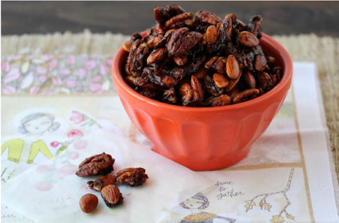 Pumpkin Spice Roasted Nuts
