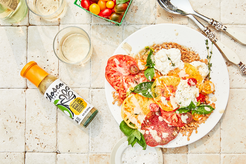 Farro Caprese Salad