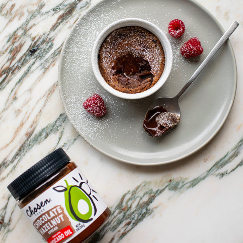 Chocolate Lava Cakes With Chocolate Hazelnut Spread Recipe