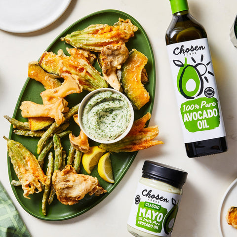 Crispy Vegetables With Herby Mayonnaise Recipe