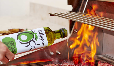 Grill at a High Heat with Chosen Foods Avocado Oil