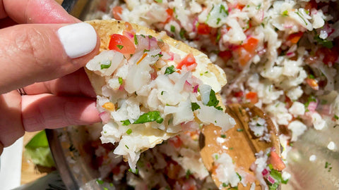 Citrusy Cauliflower Vegan Ceviche Recipe