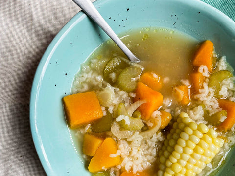 Not-Your-Momma’s Veggie Soup