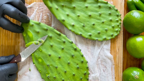 Nopales Tacos with Carne Asada