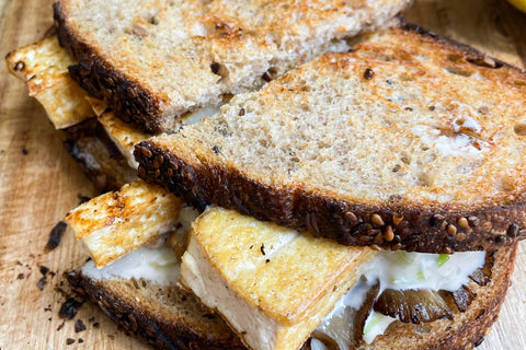 Pan Seared Tofu Steak Sandwich Recipe