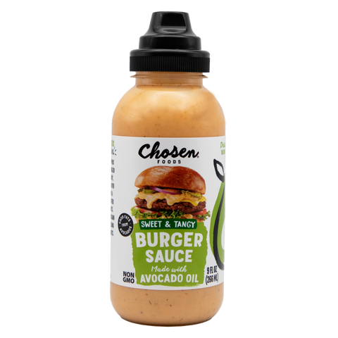 Dip & Drizzle Sauces made with 100% Pure Avocado Oil Variety Pack - View Burger Sauce Front Bottle