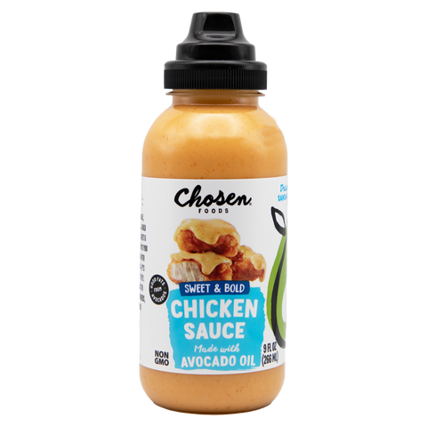 ip & Drizzle Sauces made with 100% Pure Avocado Oil Variety Pack - View Chicken Sauce Front Bottle