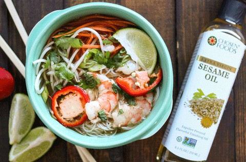 Sesame Shrimp Pho Recipe
