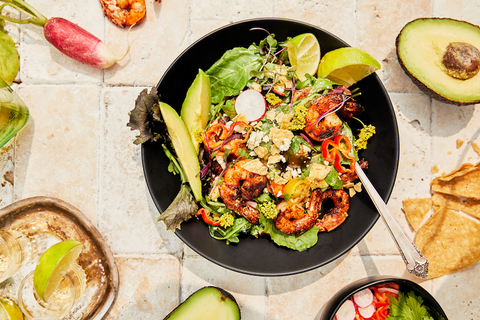 Baja Shrimp Caesar Salad Recipe
