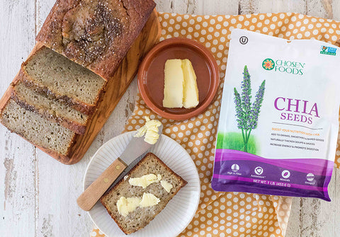 Banana Bread with Chia Seeds