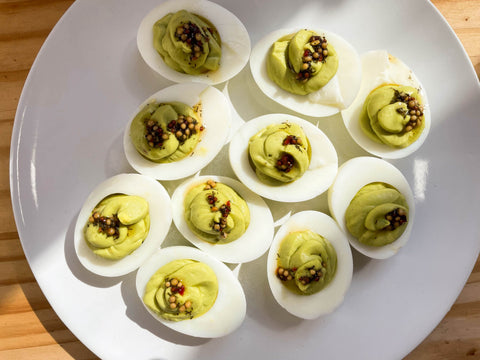 Avocado Deviled Eggs