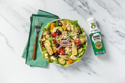 Mediterranean Artichoke Salad Recipe With Chosen Foods Greek Artichoke Dressing