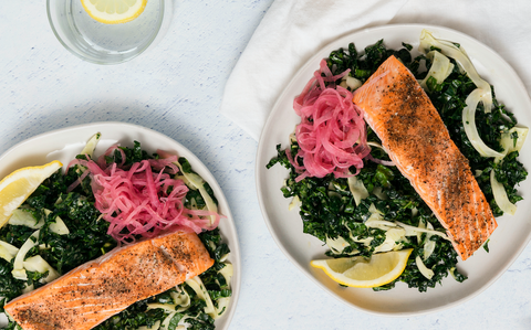 Roasted Salmon Salad Bowls
