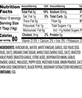 Chosen Foods Everything Bagel Sauce ingredients - included in Chosen Foods Drizzle & Dipping Sauces Variety Pack.