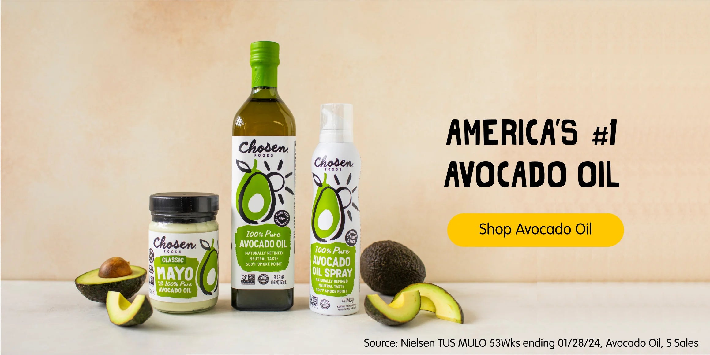America's Number 1 Avocado Oil, shop avocado oil.