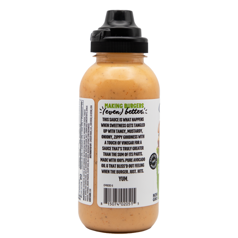 Burger Sauce made with 100% Pure Avocado Oil - View Features