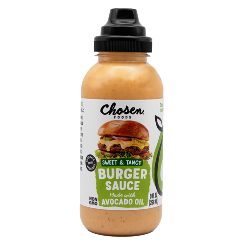 Dip & Drizzle Sauces made with 100% Pure Avocado Oil Variety Pack - View Burger Sauce Front Bottle