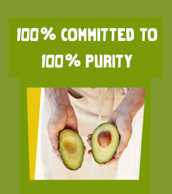 Organic Avocado, 100% committed to 100% Purity