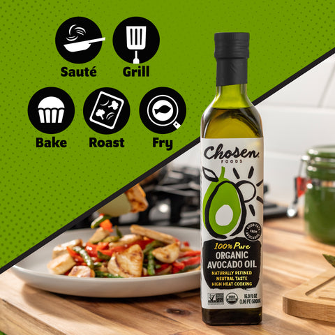 Organic Avocado Oil 16.9 Fl Oz