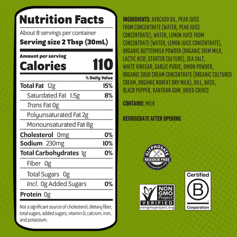 Classic Ranch Salad Dressing 8 Fl Oz