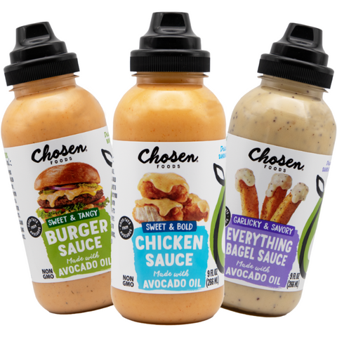 Dip & Drizzle Sauces made with 100% Pure Avocado Oil Variety Pack