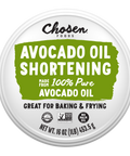 Avocado oil shortening top lid