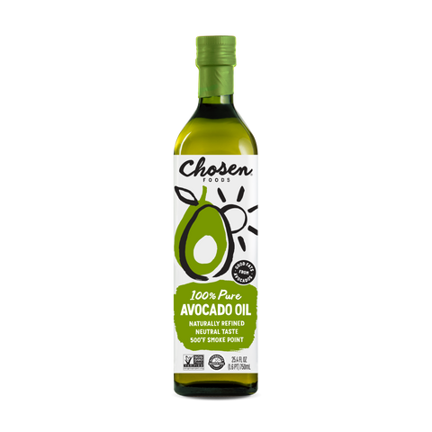 100% Pure Avocado Oil 750ml Glass Bottle - View Front Bottle