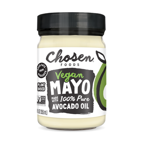 Vegan Avocado Oil Mayo 12oz Glass Jar